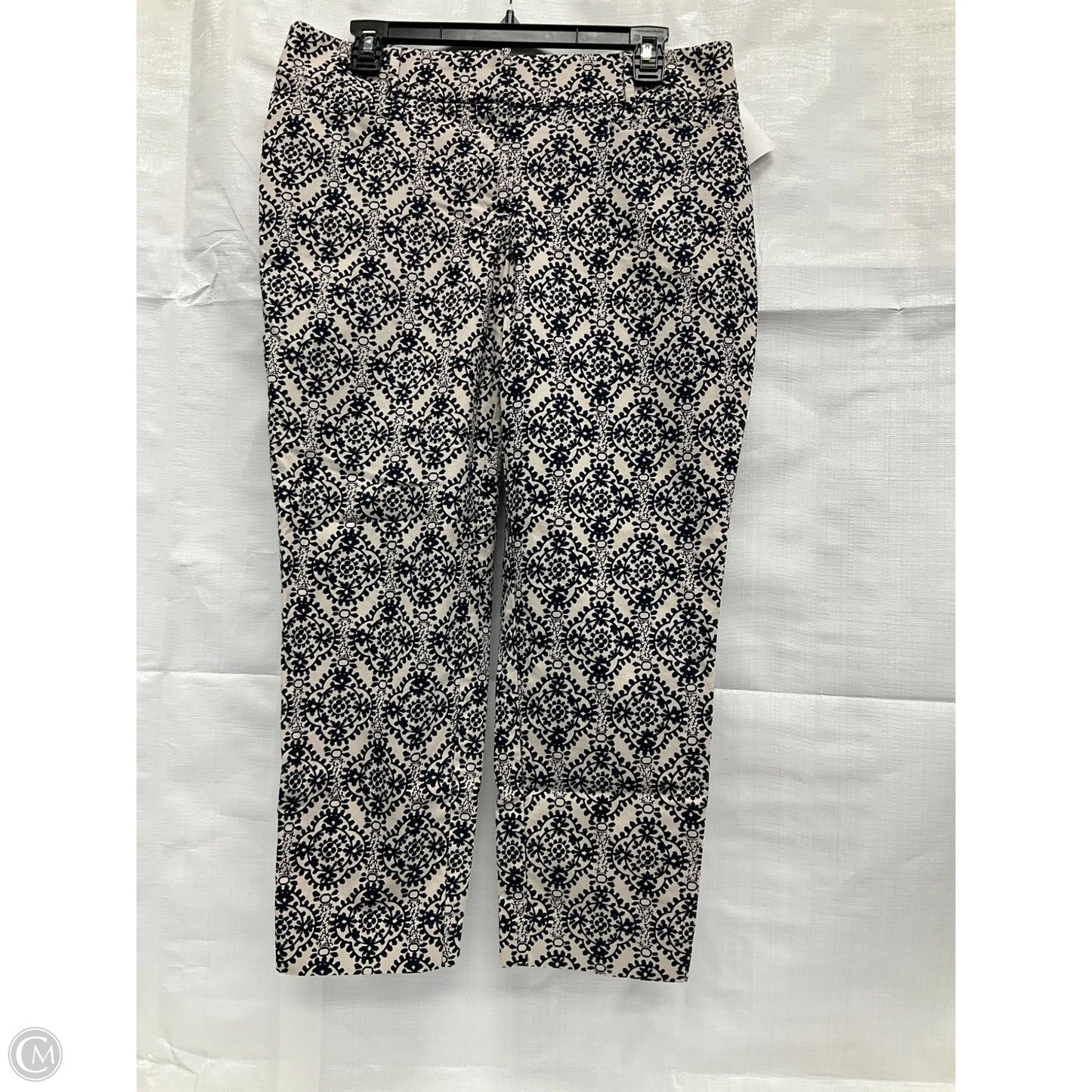 Pants Other By Loft In Black & Tan, Size: 8