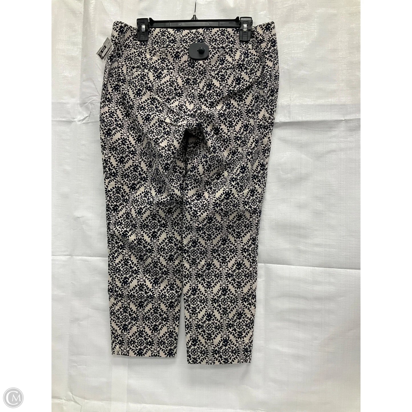 Pants Other By Loft In Black & Tan, Size: 8