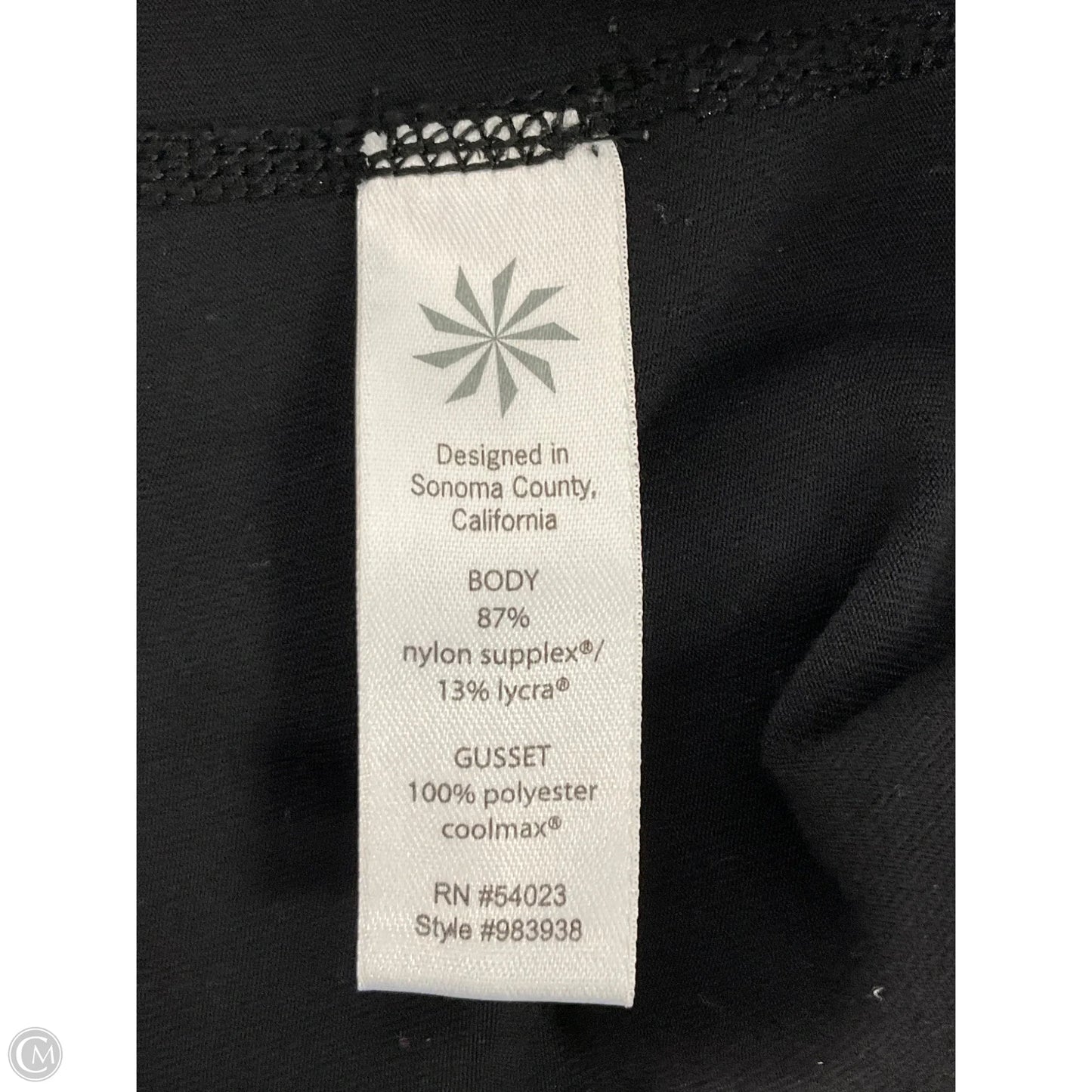 Athletic Leggings Capris By Athleta In Black, Size: S