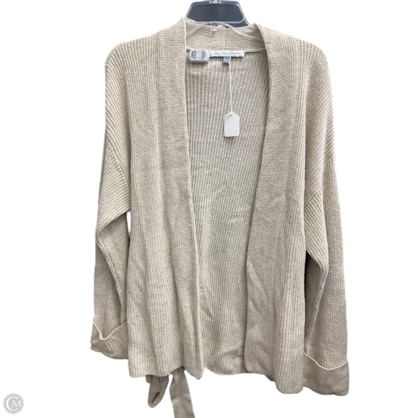 Sweater Cardigan By Cmb In Tan, Size: Xs