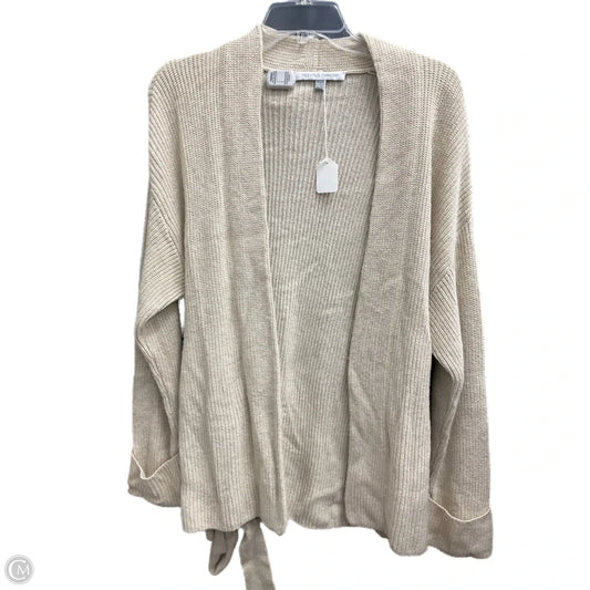 Sweater Cardigan By Cmb In Tan, Size: Xs