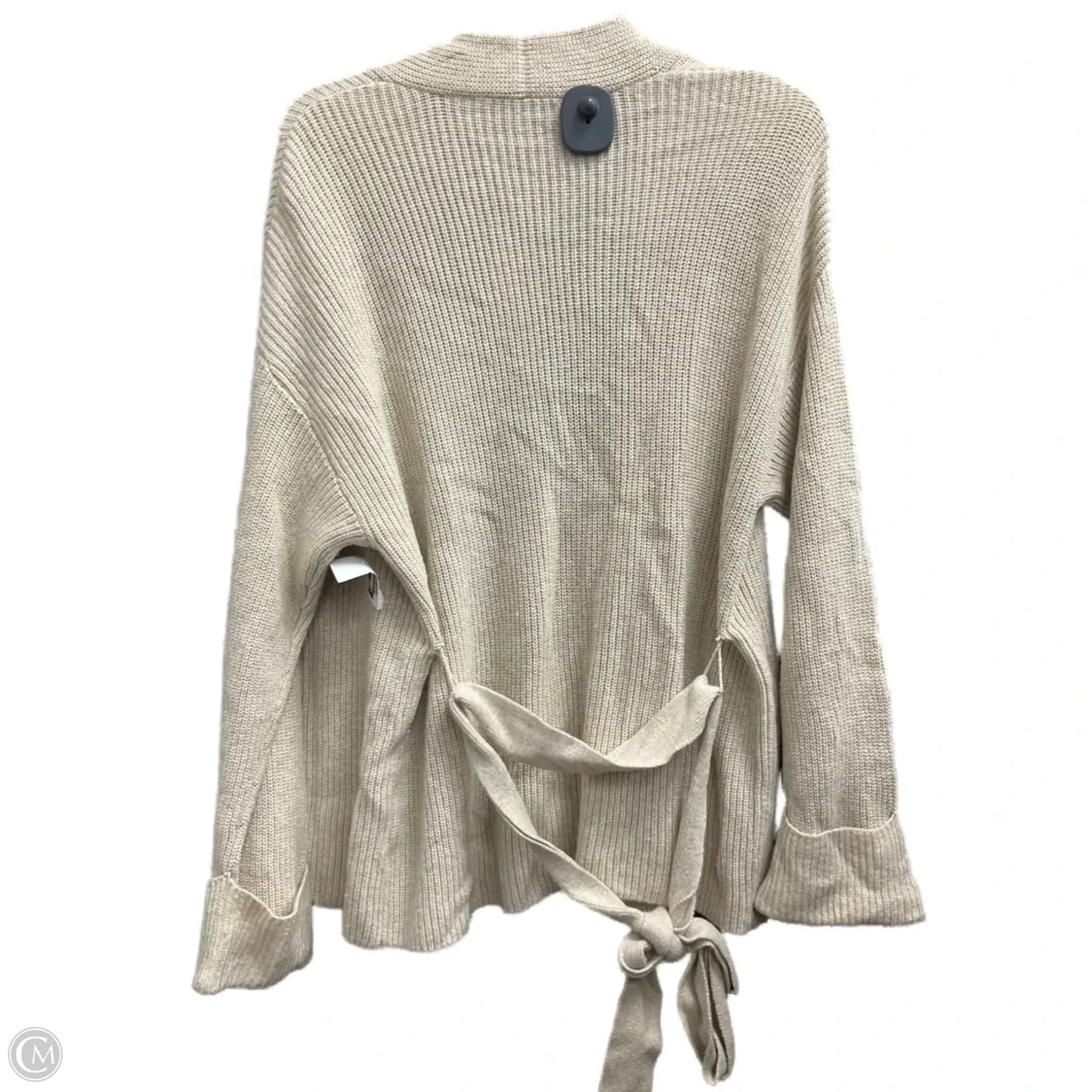 Sweater Cardigan By Cmb In Tan, Size: Xs