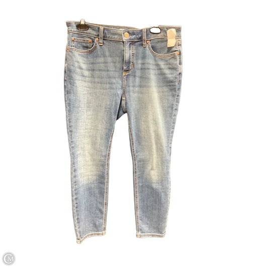 Jeans Skinny By Lc Lauren Conrad In Blue Denim, Size: 14p