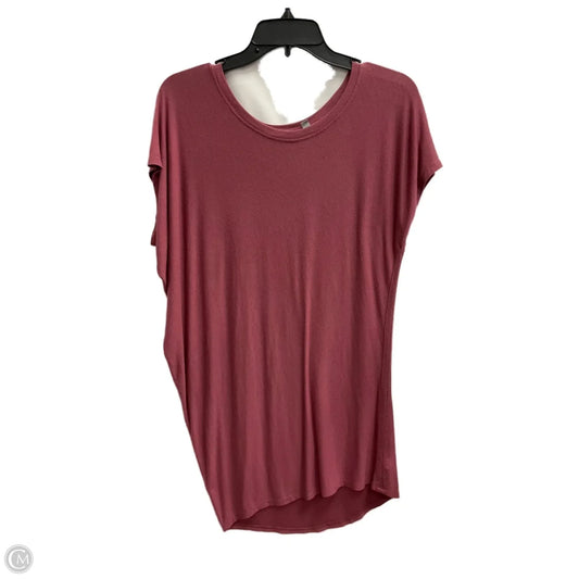Athletic Top Short Sleeve By Athleta In Mauve, Size: S