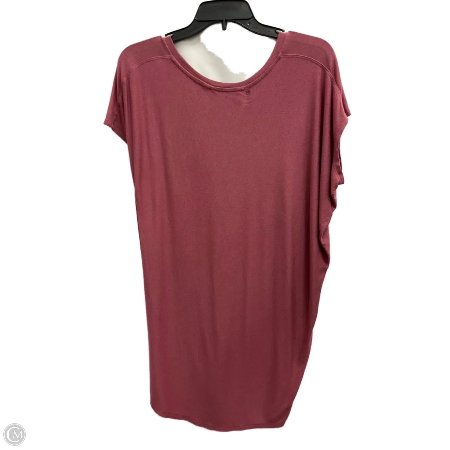 Athletic Top Short Sleeve By Athleta In Mauve, Size: S