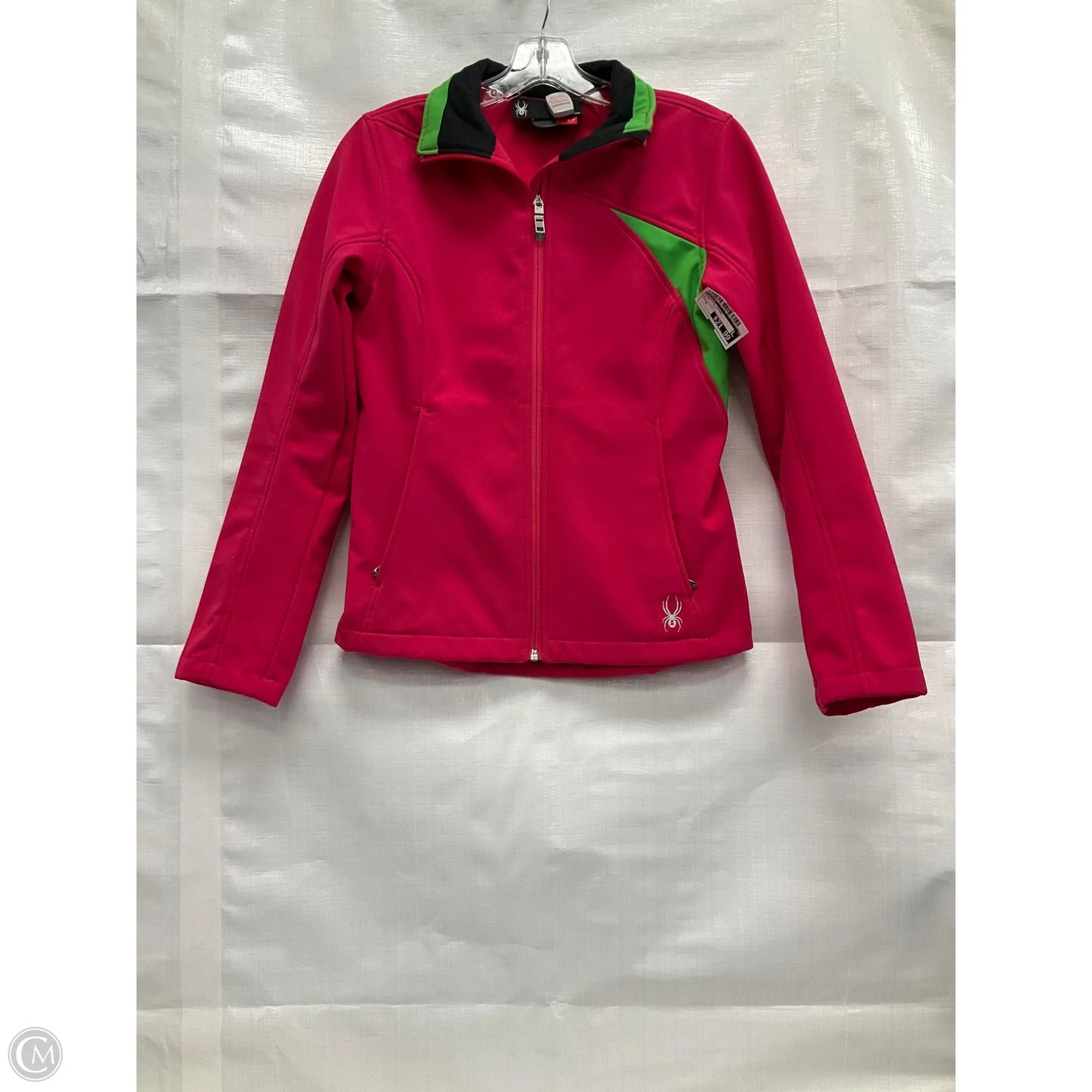 Athletic Jacket By Spyder In Pink, Size: S