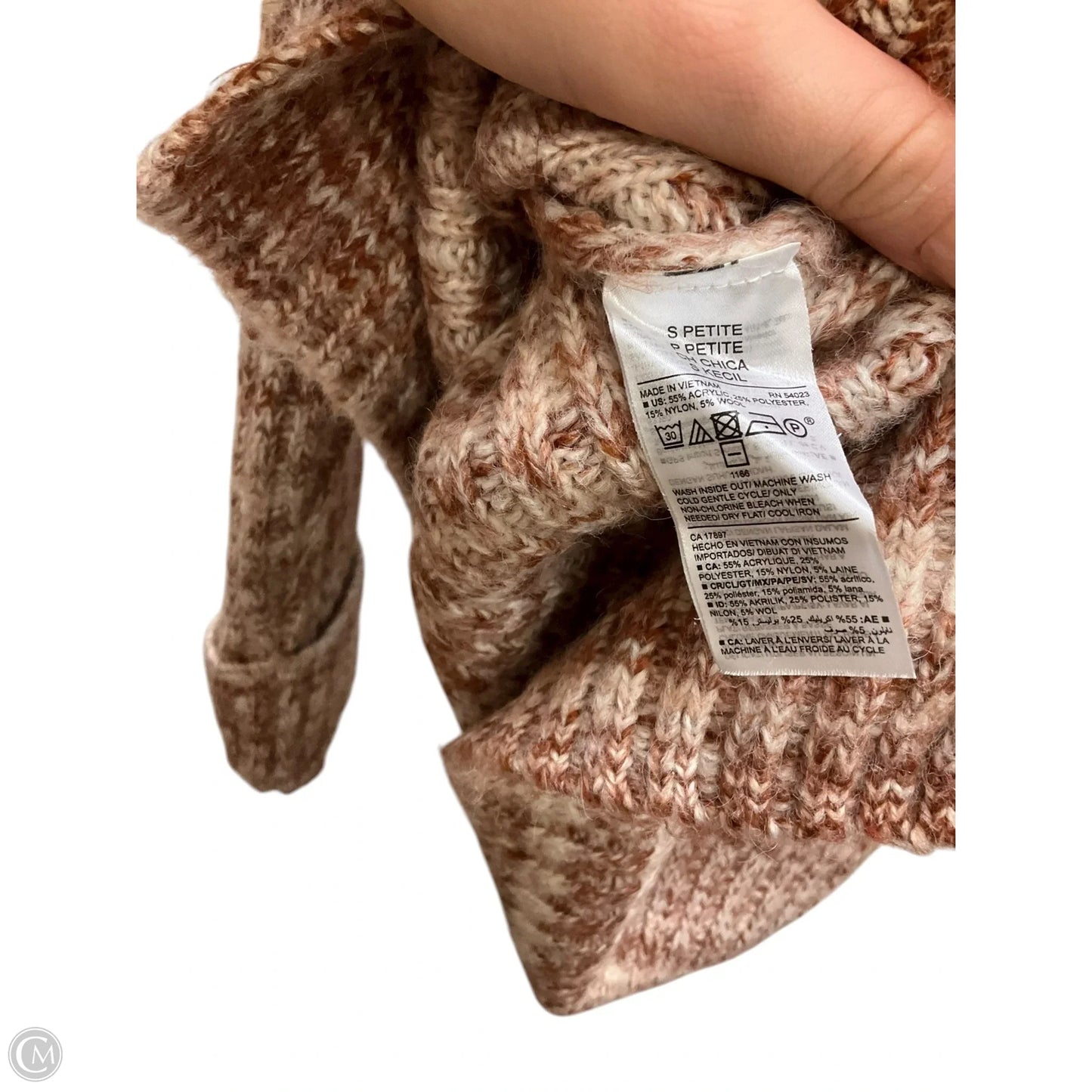 Sweater By Old Navy In Rust, Size: Petite   Small