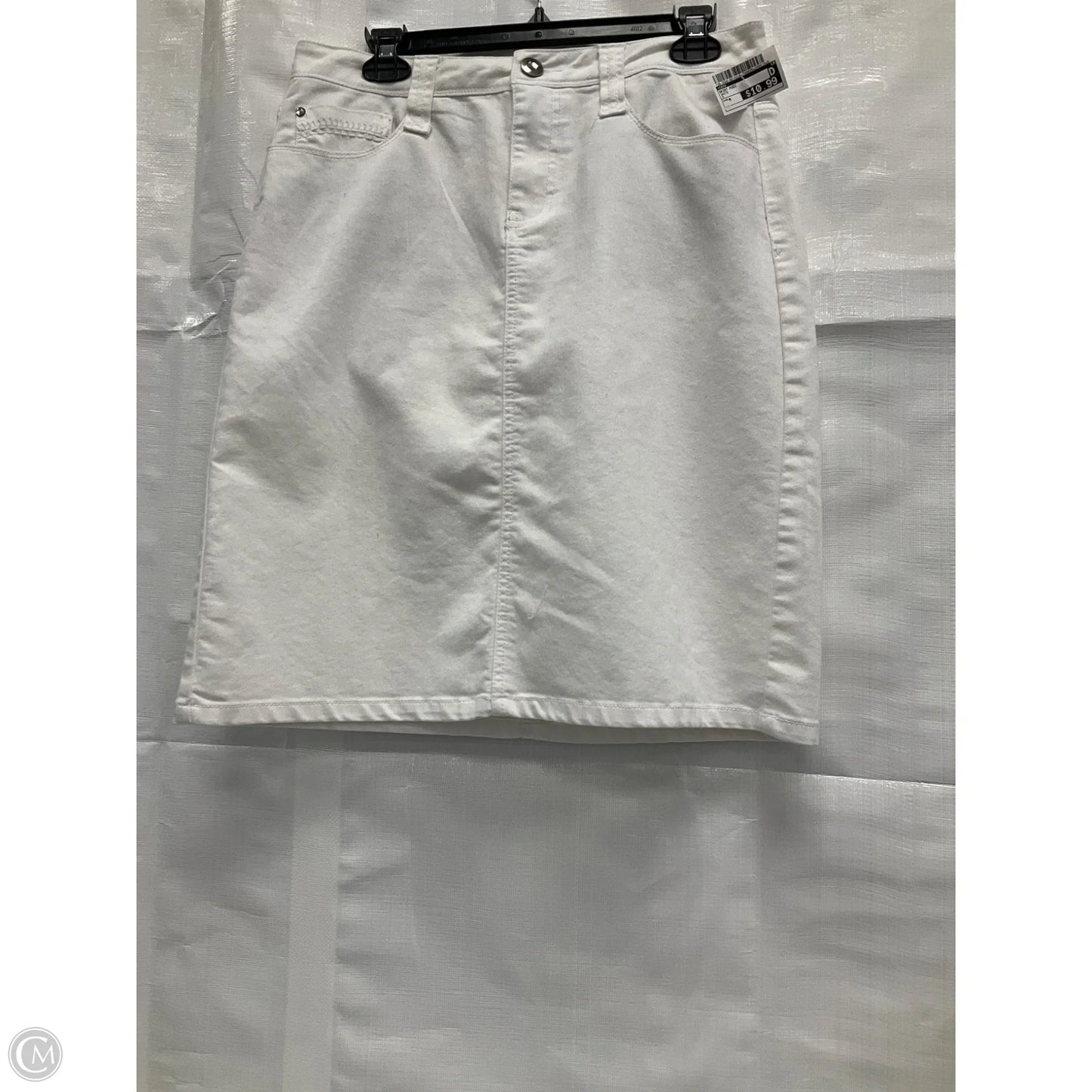 Skirt Midi By Cato In White, Size: M