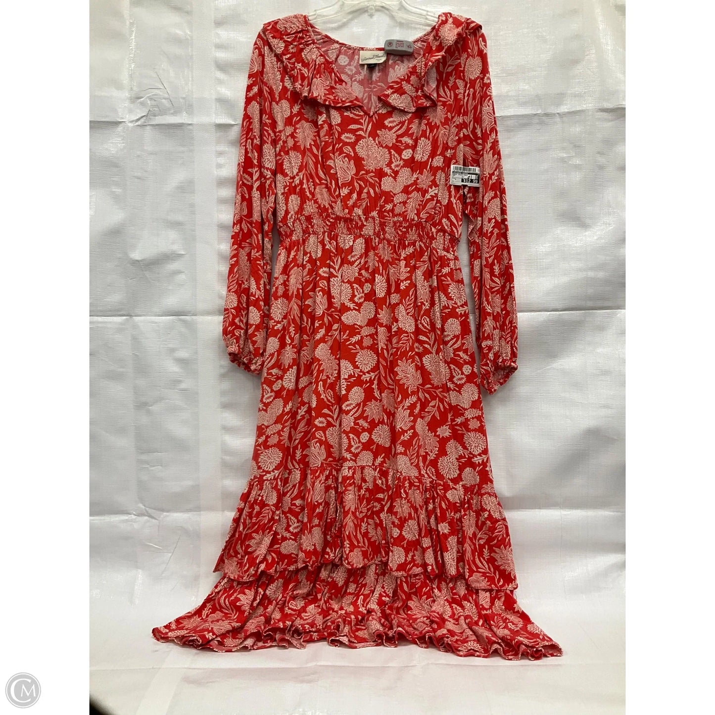 Dress Casual Maxi By Universal Thread In Red, Size: S