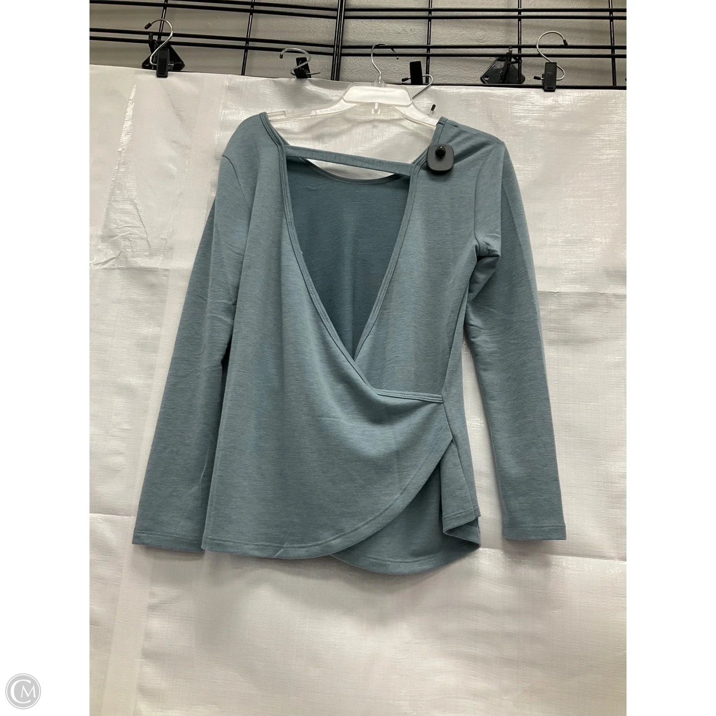 Athletic Top Long Sleeve Crewneck By Marika In Blue, Size: S