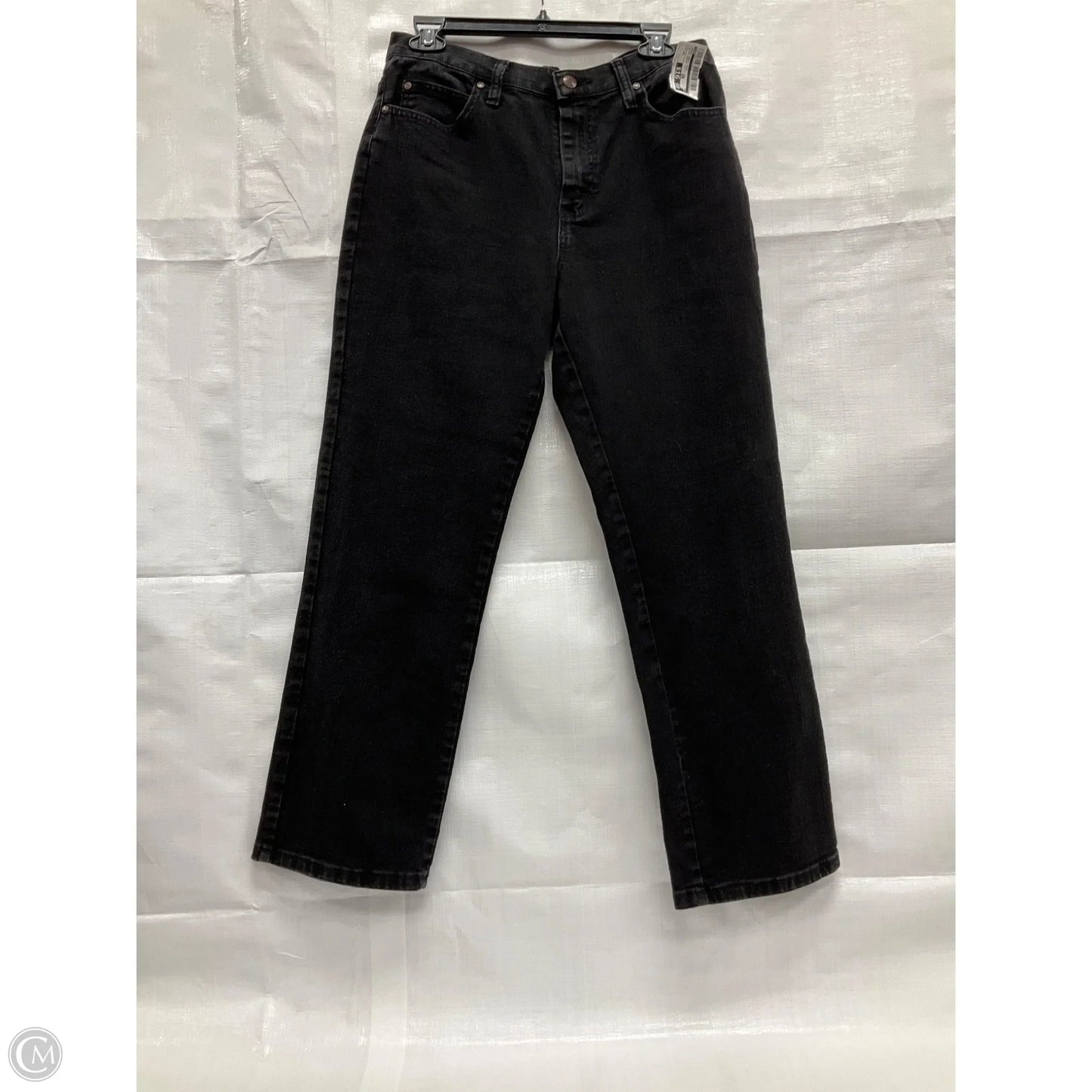 Jeans Boot Cut By Lee In Black Denim, Size: 10