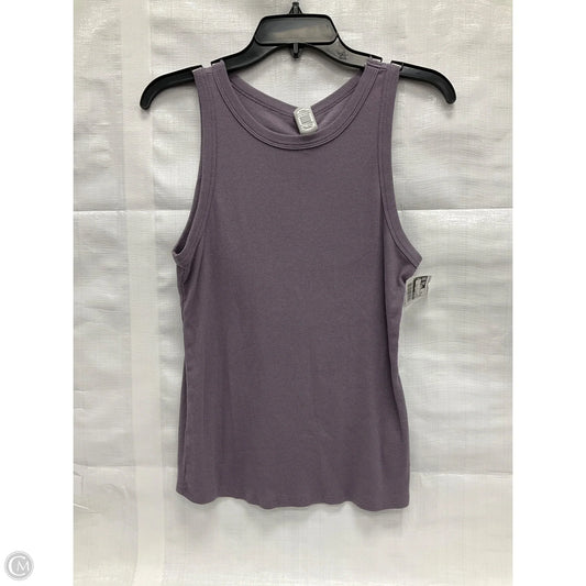 Top Sleeveless Basic By A New Day In Purple, Size: 1x