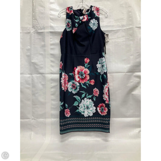 Dress Casual Midi By New York And Co In Floral Print, Size: M