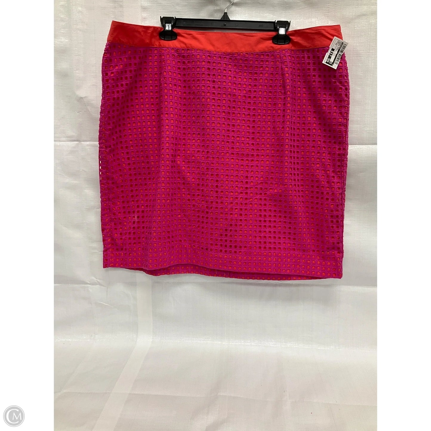 Skirt Midi By Talbots In Orange & Pink, Size: 22