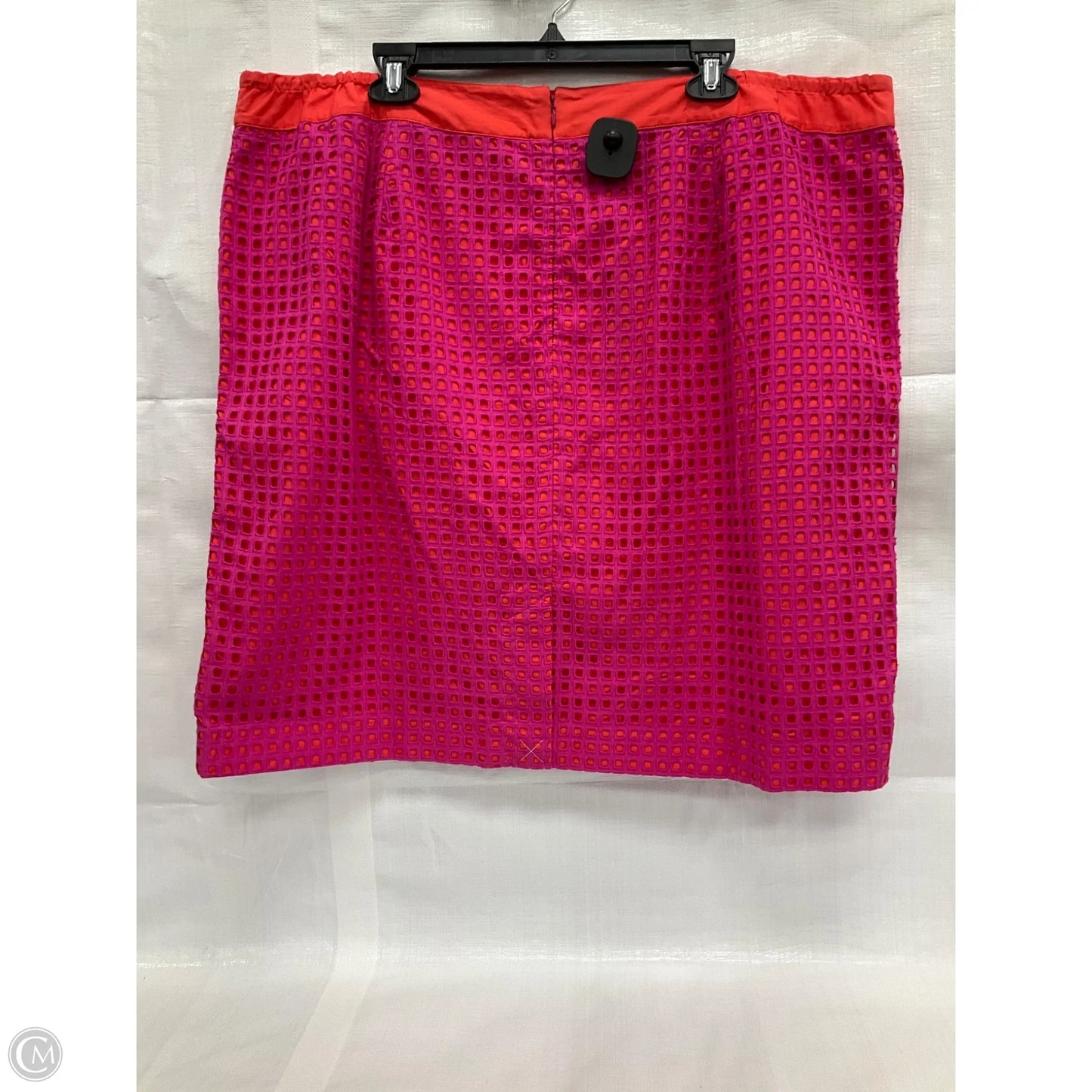 Skirt Midi By Talbots In Orange & Pink, Size: 22