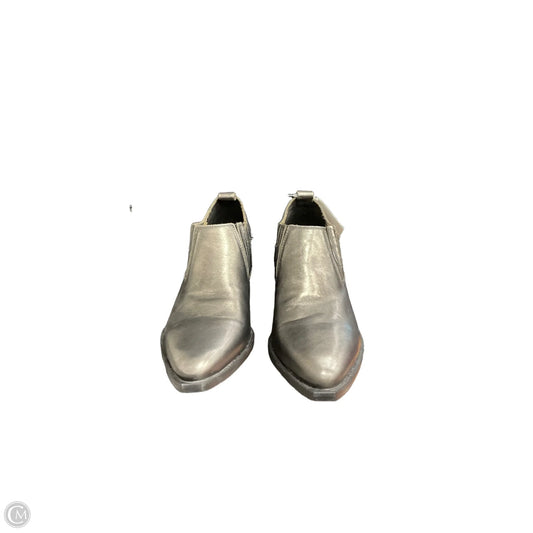Boots Ankle Heels By Fly London In Silver, Size: 11