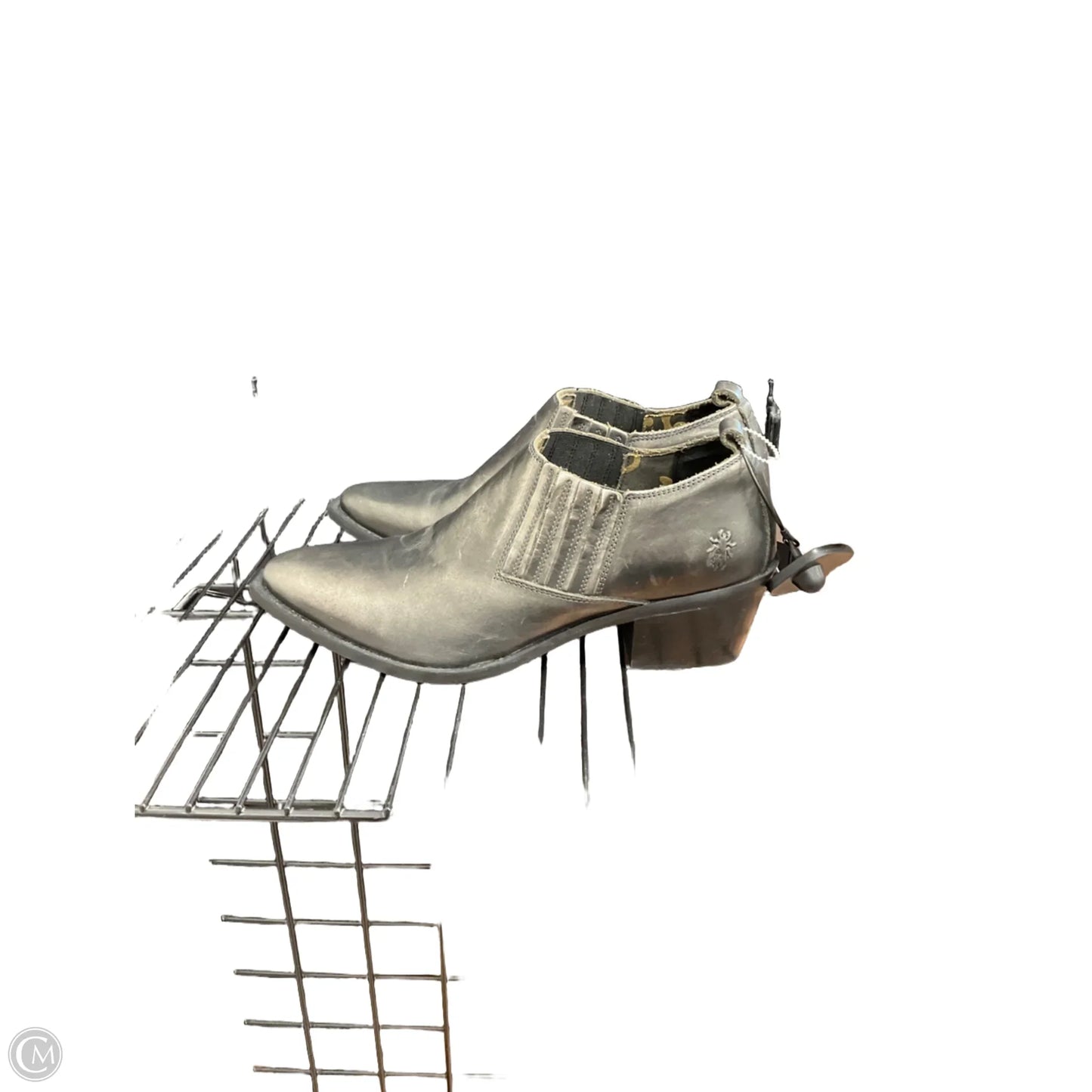 Boots Ankle Heels By Fly London In Silver, Size: 11