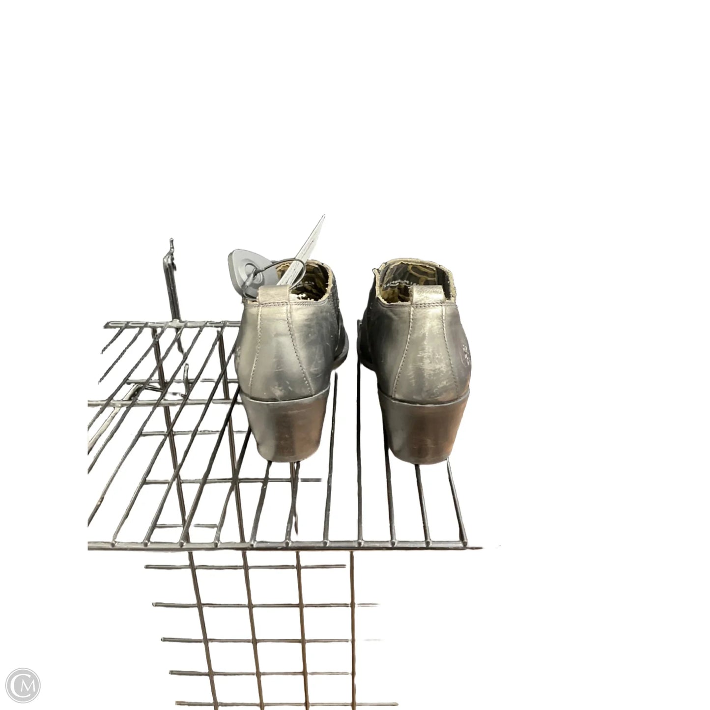 Boots Ankle Heels By Fly London In Silver, Size: 11