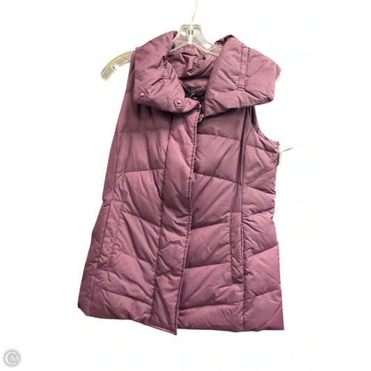 Vest Puffer & Quilted By Eileen Fisher In Purple, Size: Xs