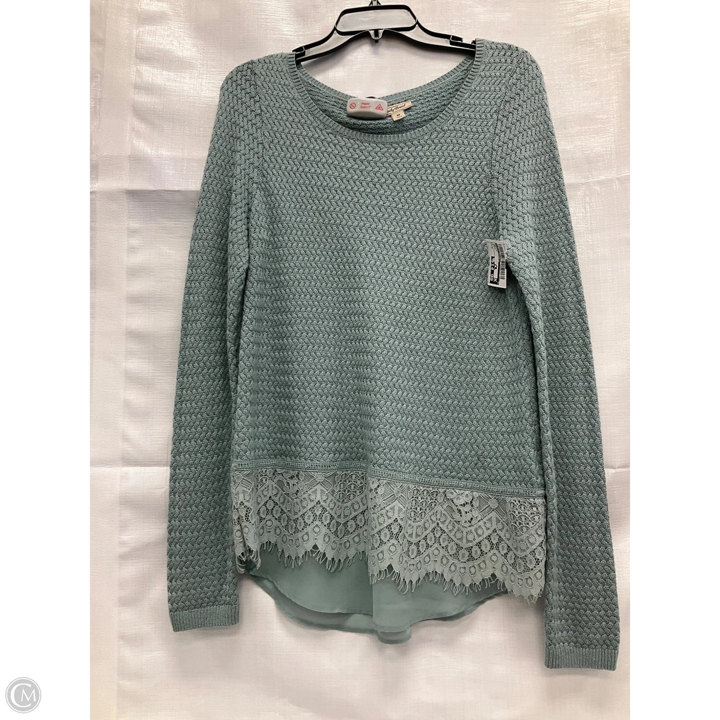 Top Long Sleeve By Lucky Brand In Green, Size: M