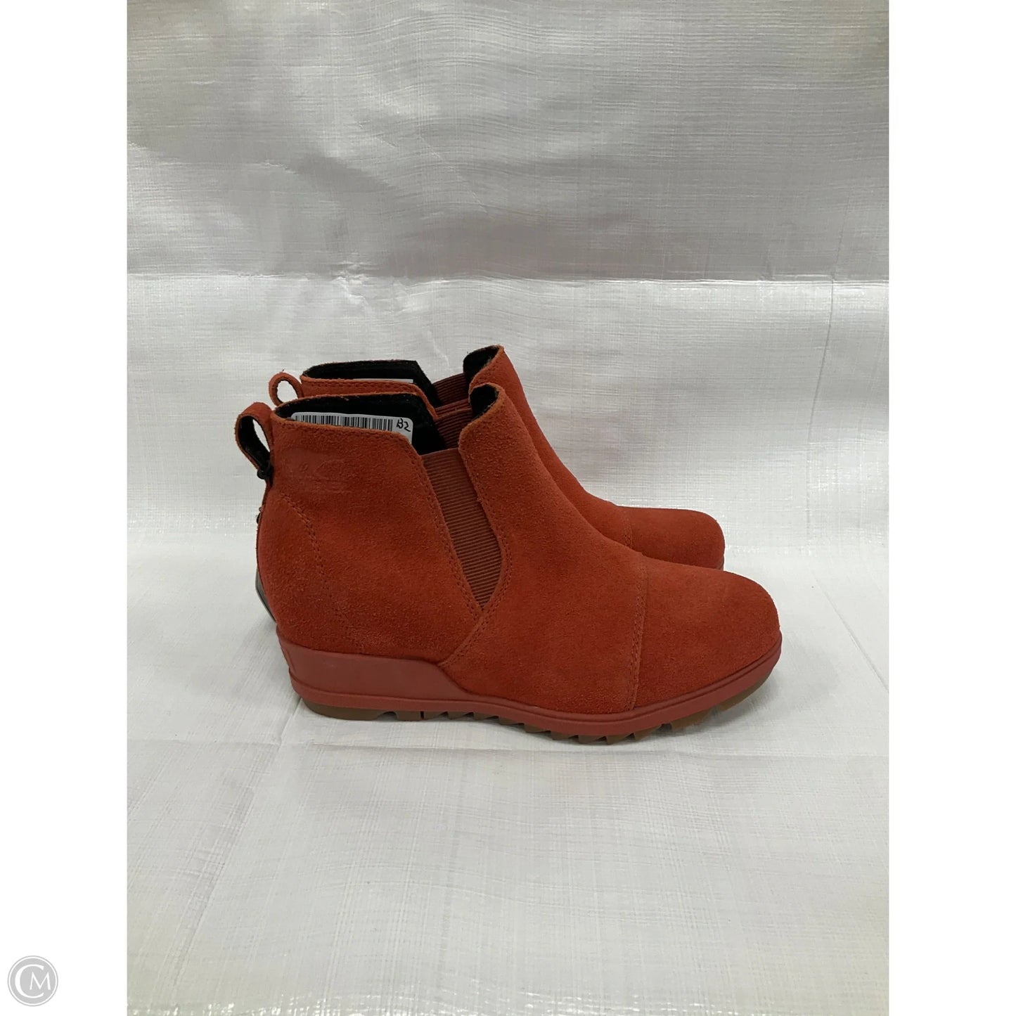 Boots Leather By Sorel In Orange, Size: 6.5
