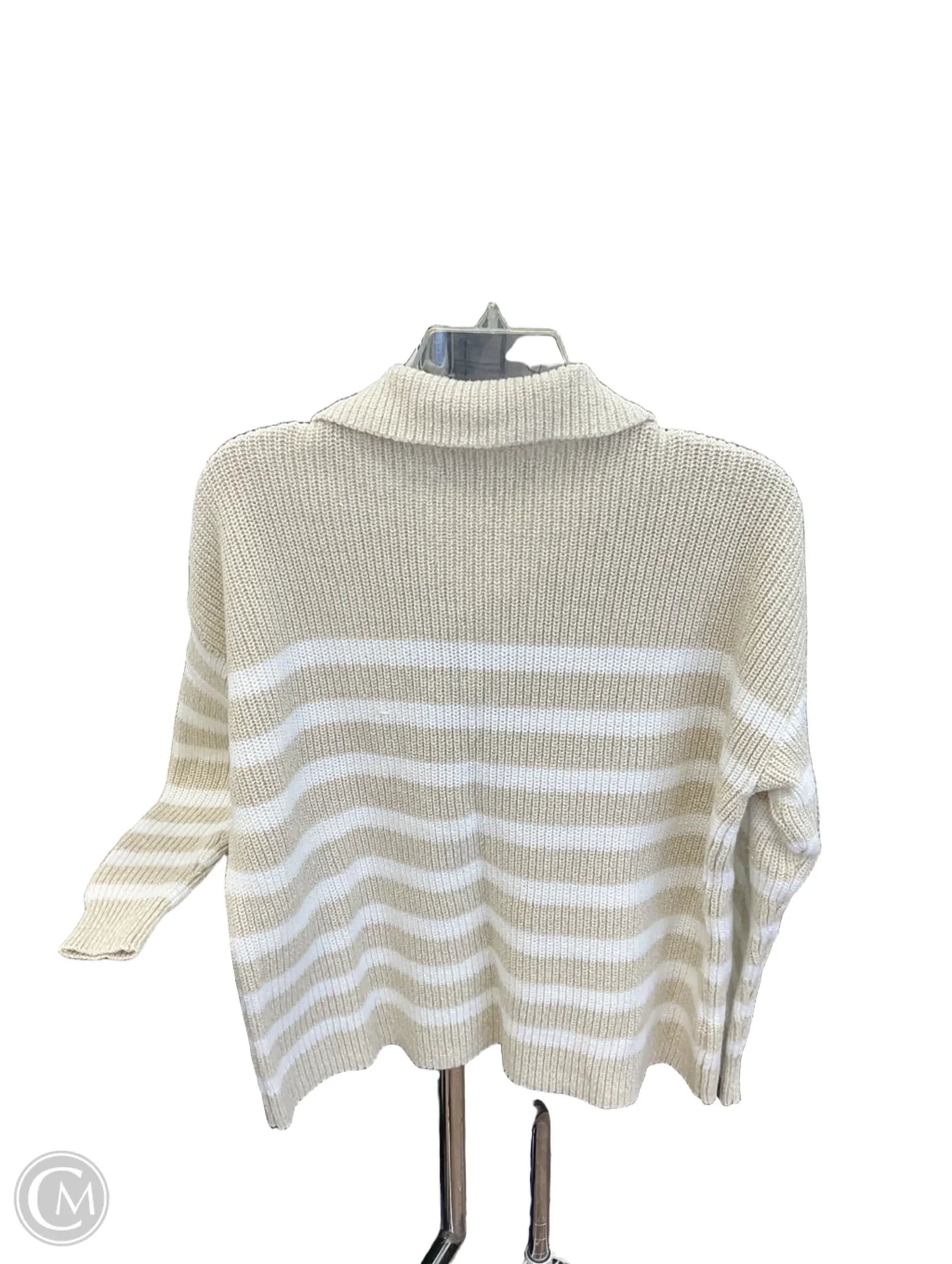 Sweater By Loft In Striped Pattern, Size: S