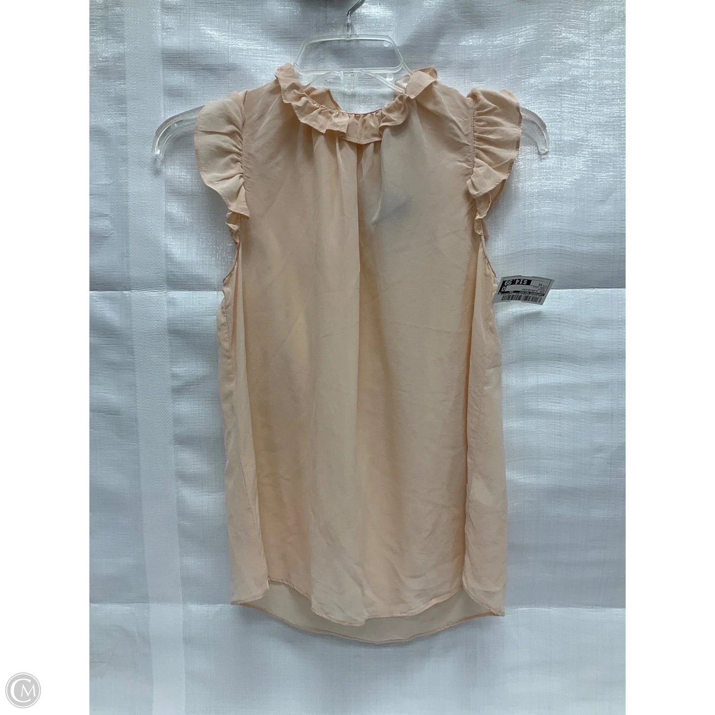 Top Sleeveless By Antonio Melani In Peach, Size: Xs