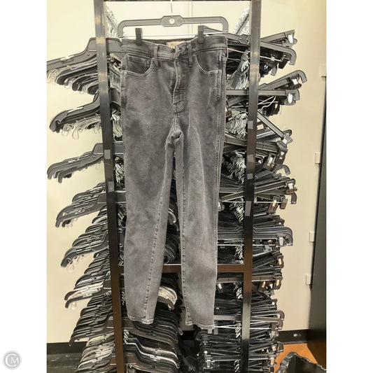 Jeans Skinny By Madewell In Black Denim, Size: 6
