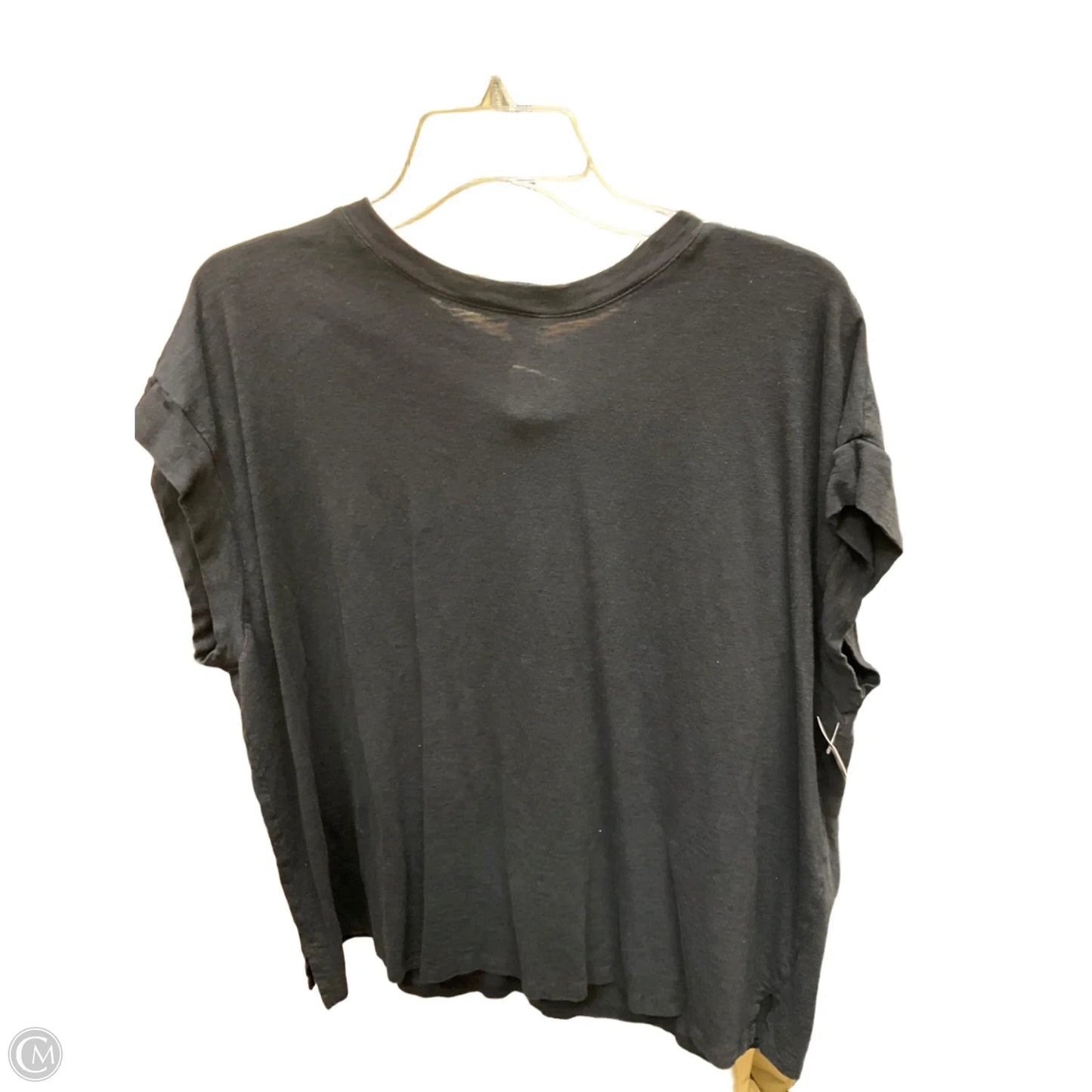 Top Short Sleeve Basic By Sonoma In Black, Size: Xxl