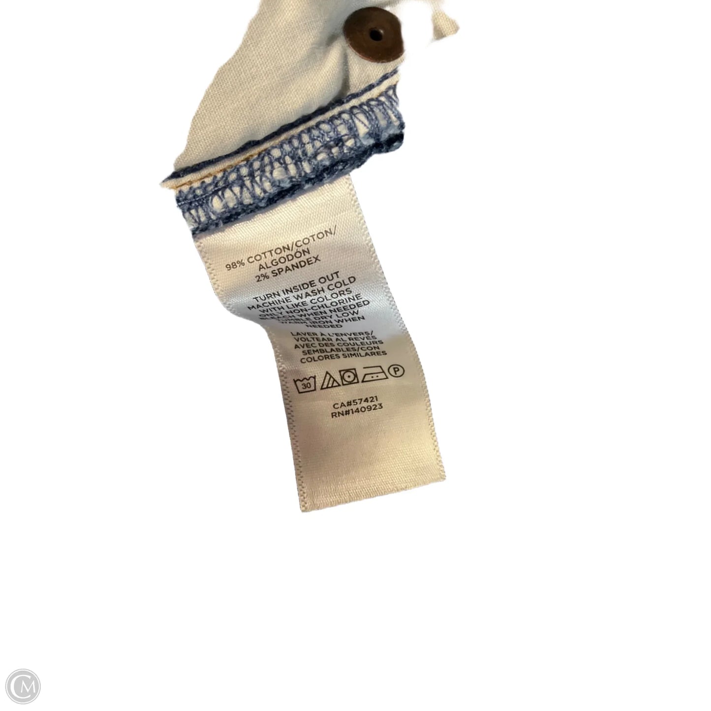 Jeans Boyfriend By Loft In Blue Denim, Size: 0