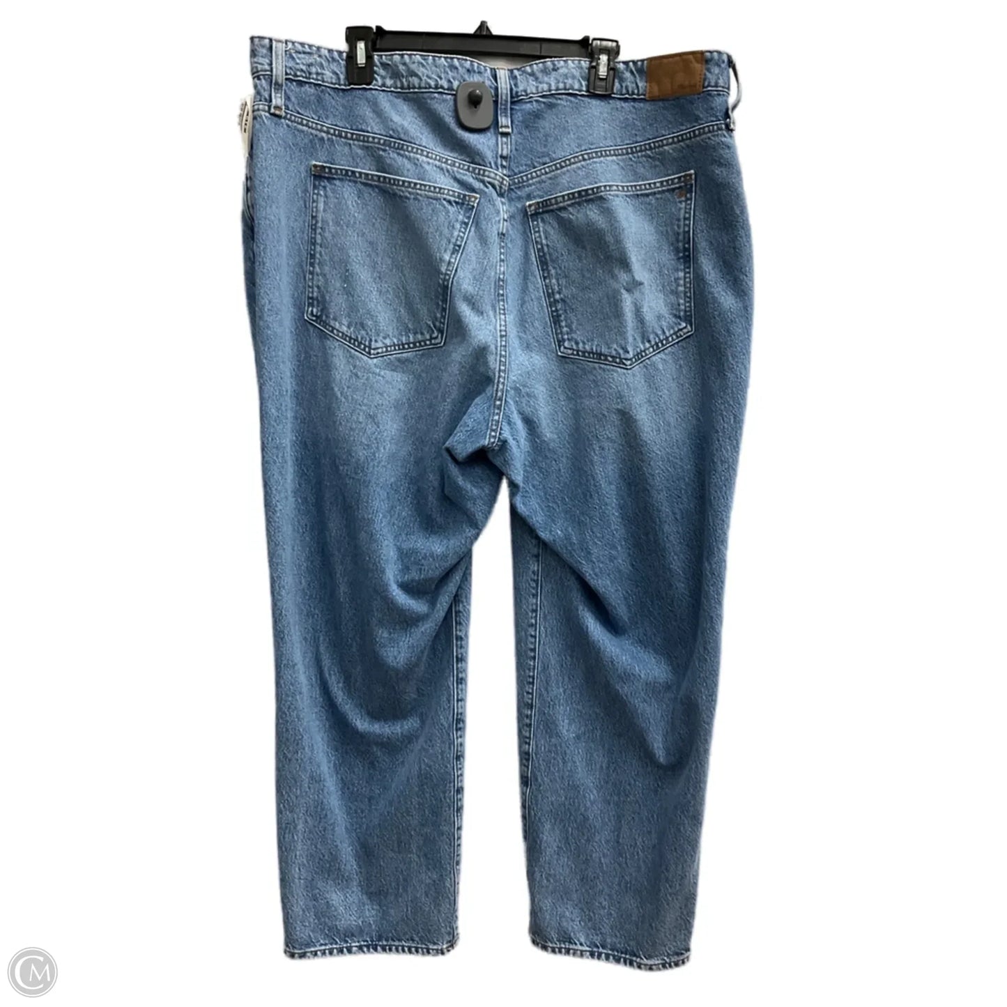 Jeans Straight By Madewell In Blue Denim, Size: 18