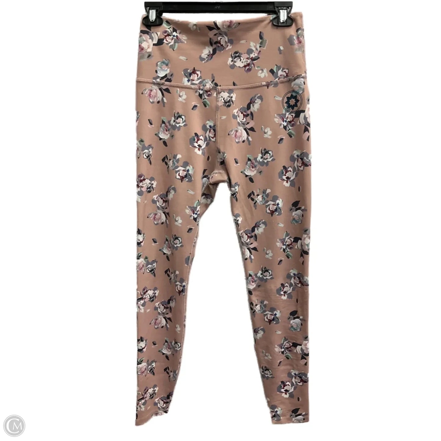 Athletic Leggings By Beyond Yoga In Floral Print, Size: M