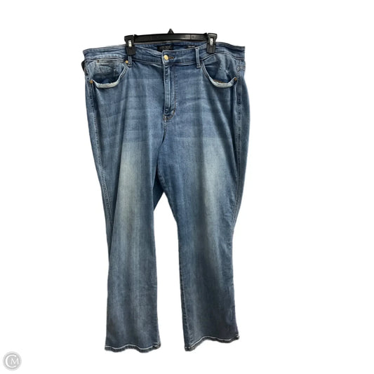 Jeans Boyfriend By Judy Blue In Blue Denim, Size: 22