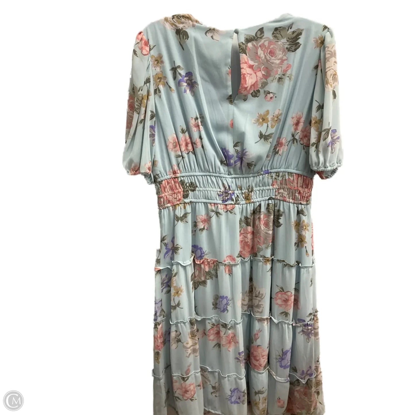Dress Casual Midi By Clothes Mentor In Floral Print, Size: Xl