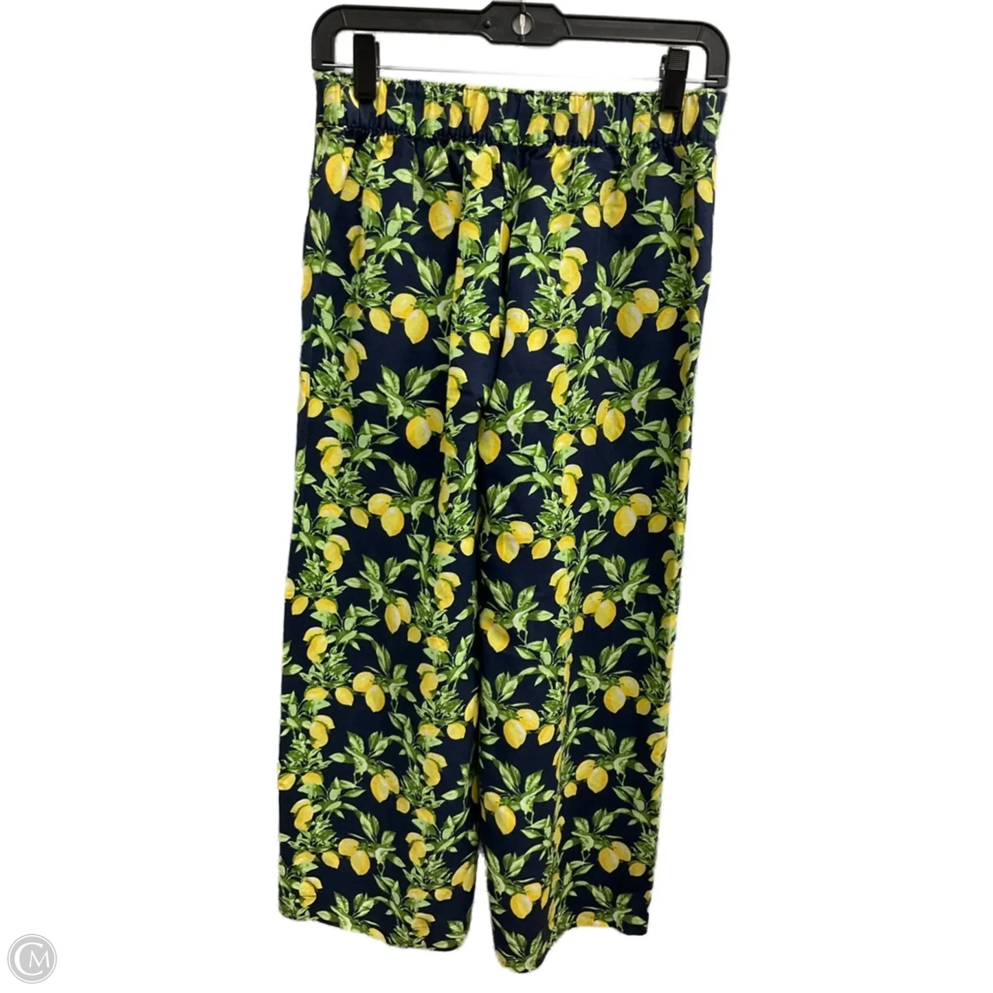 Pants Cropped By Loft In Blue & Yellow, Size: Xxsp