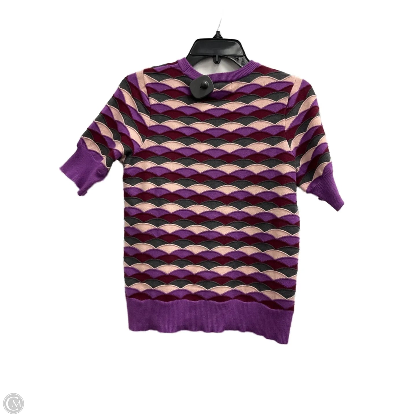 Top Short Sleeve By Liz Claiborne In Purple, Size: S