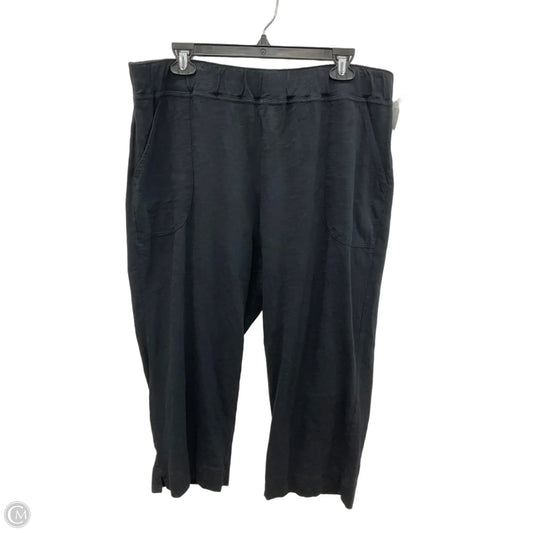 Capris By Habitat In Black, Size: Xl