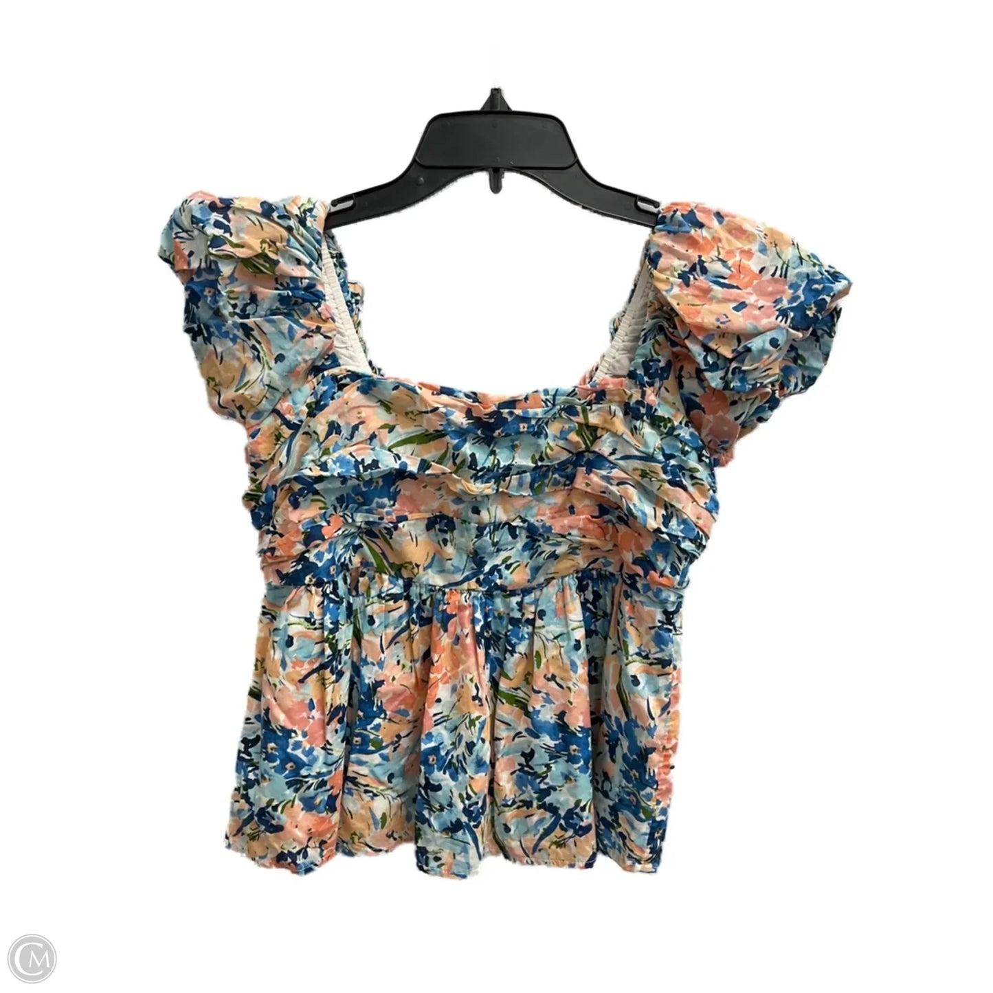 Top Sleeveless By Abercrombie And Fitch In Floral Print, Size: S