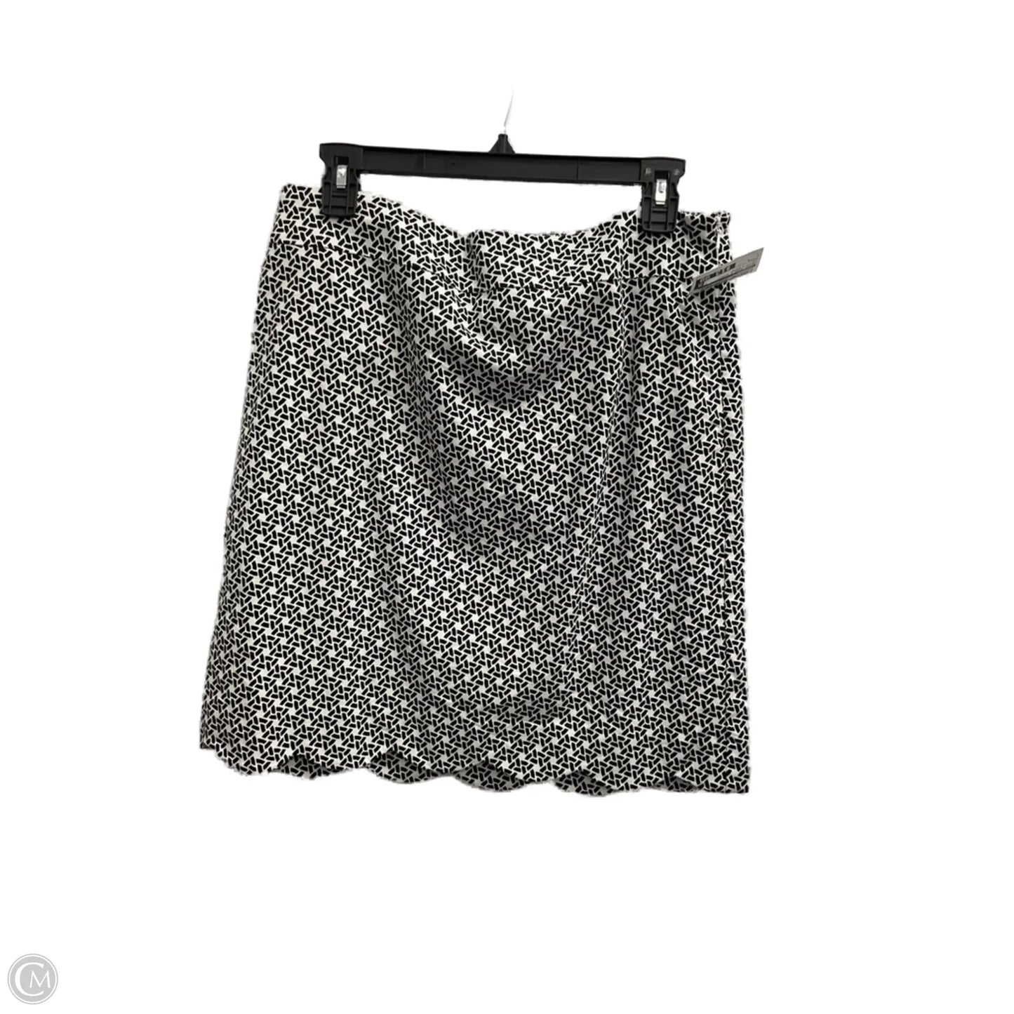 Skirt Mini & Short By Talbots In Black & White, Size: S