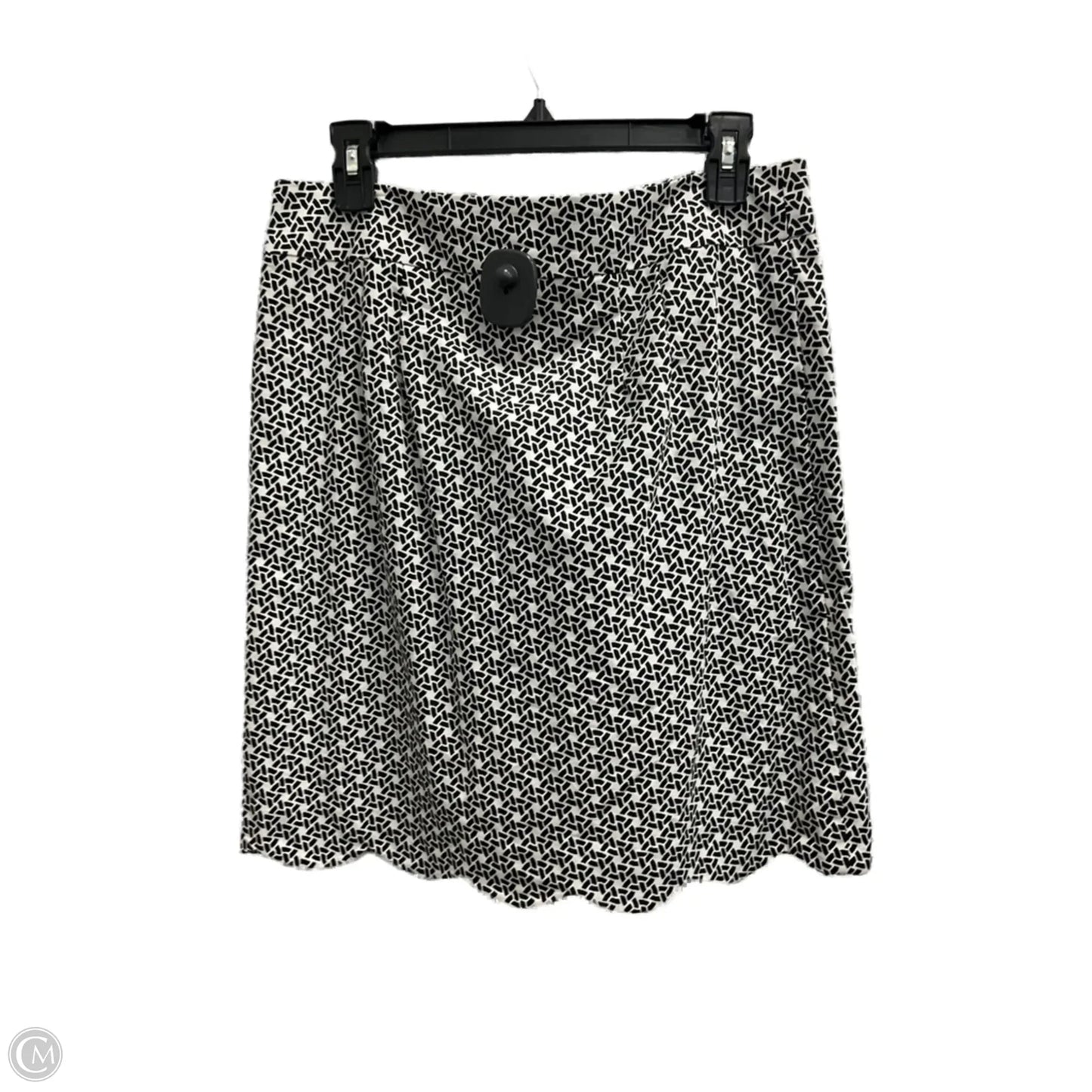 Skirt Mini & Short By Talbots In Black & White, Size: S