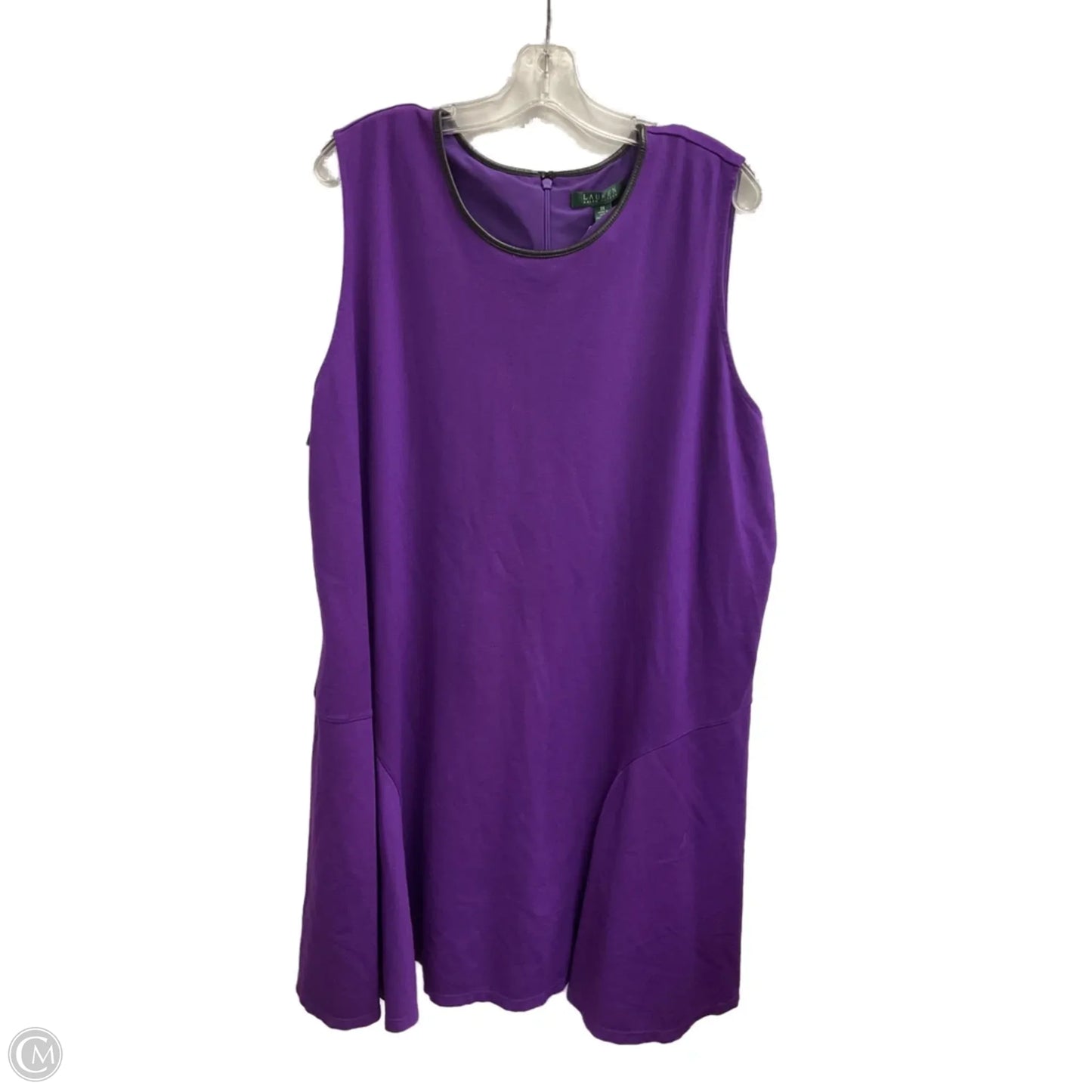Dress Party Short By Lauren By Ralph Lauren In Purple, Size: 3x