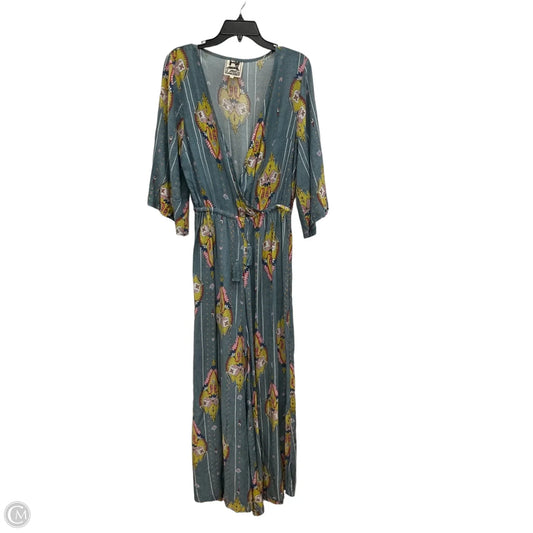 Jumpsuit By Clothes Mentor In Blue, Size: L