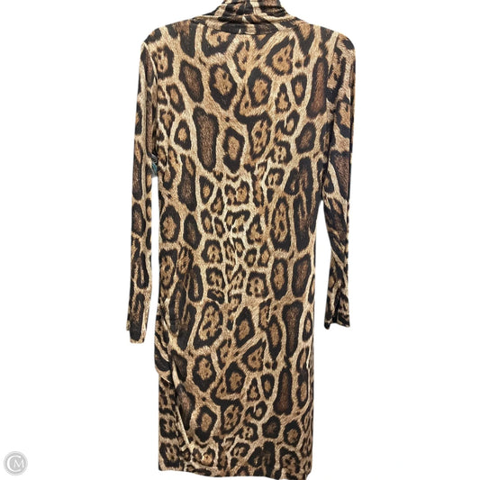 Dress Party Short By Chicos In Leopard Print, Size: M