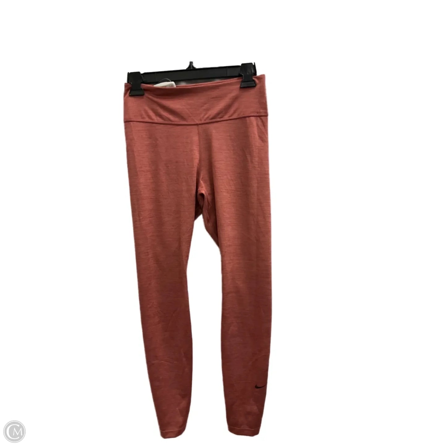 Athletic Leggings By Nike Apparel In Pink, Size: M