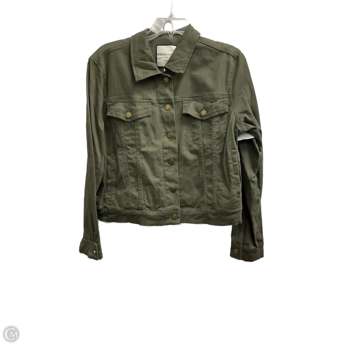 Jacket Other By Clothes Mentor In Green, Size: L