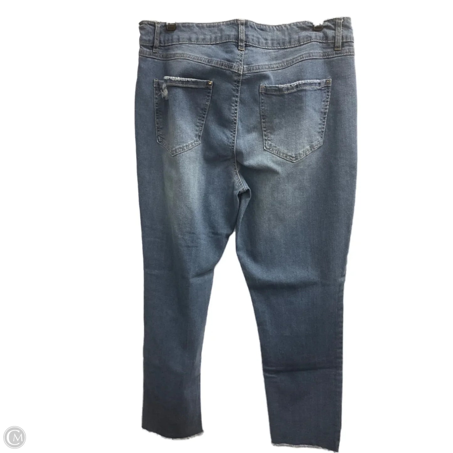 Jeans Straight By D Jeans In Blue Denim, Size: 16