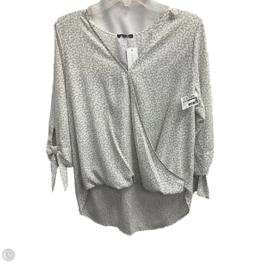 Top 3/4 Sleeve By West Kei In Animal Print, Size: M