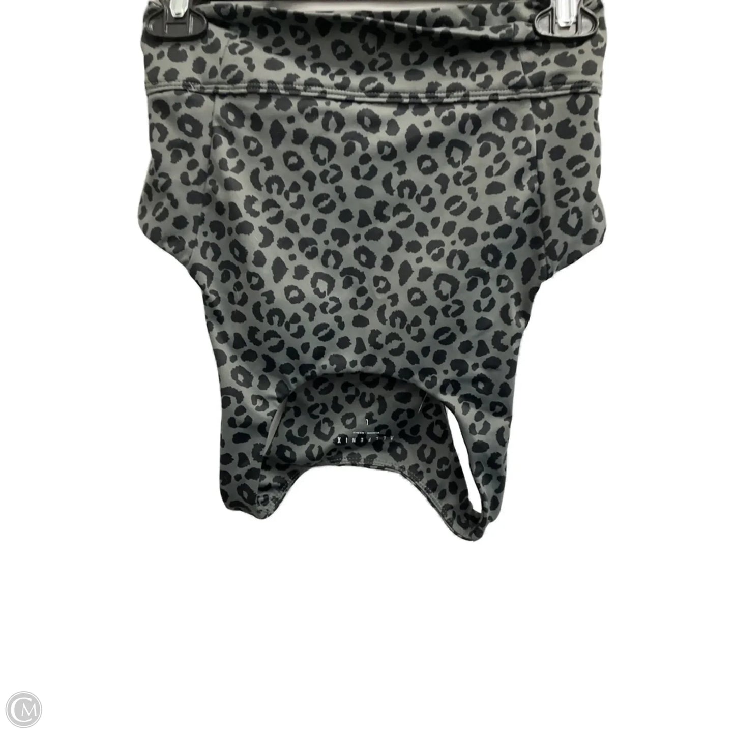 Athletic Bra By Clothes Mentor In Leopard Print, Size: L