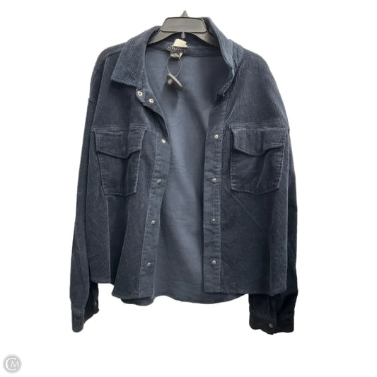 Blouse Long Sleeve By Sanctuary In Blue, Size: M