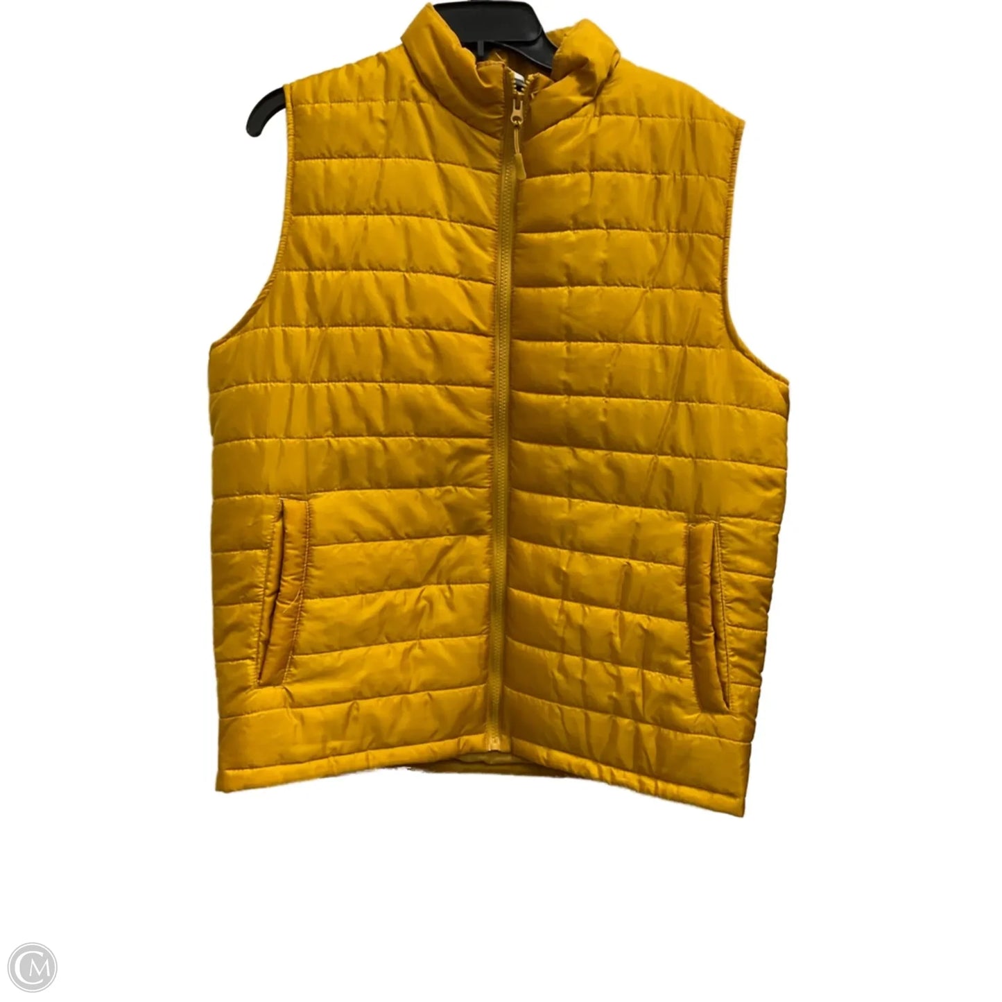 Vest Puffer & Quilted By Sonoma In Yellow, Size: M
